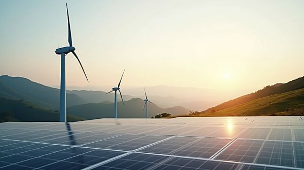 Vers une dépendance inédite à l'énergie renouvelable